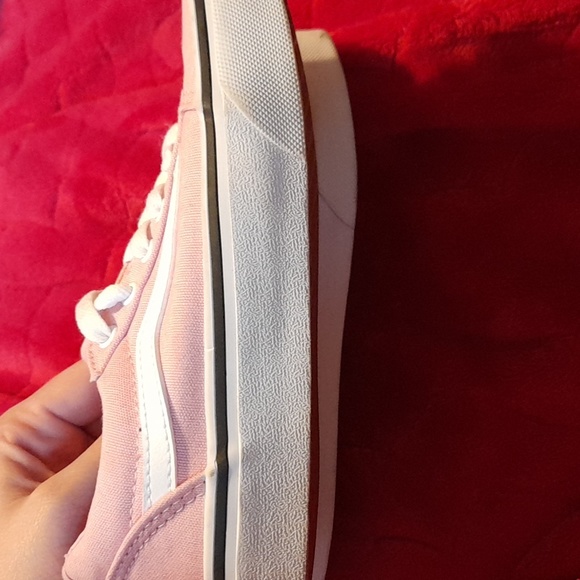 Vans Sneakers Classic Skate Girls Pink White size 1 Shoes - Picture 4 of 13